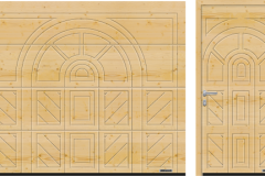 Model 404, Kuzey Çamı, doğal taş süslemeli