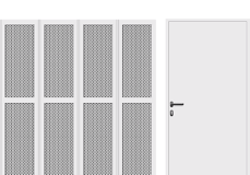 Delikli plakalı HART 42 RAL 9016 Trafik beyazı