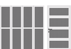 HART 42 uzatılabilir ızgara ile RAL 9016 Trafik beyazı