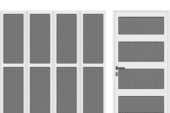 HART 42 uzatılabilir ızgara ile RAL 9016 Trafik beyazı